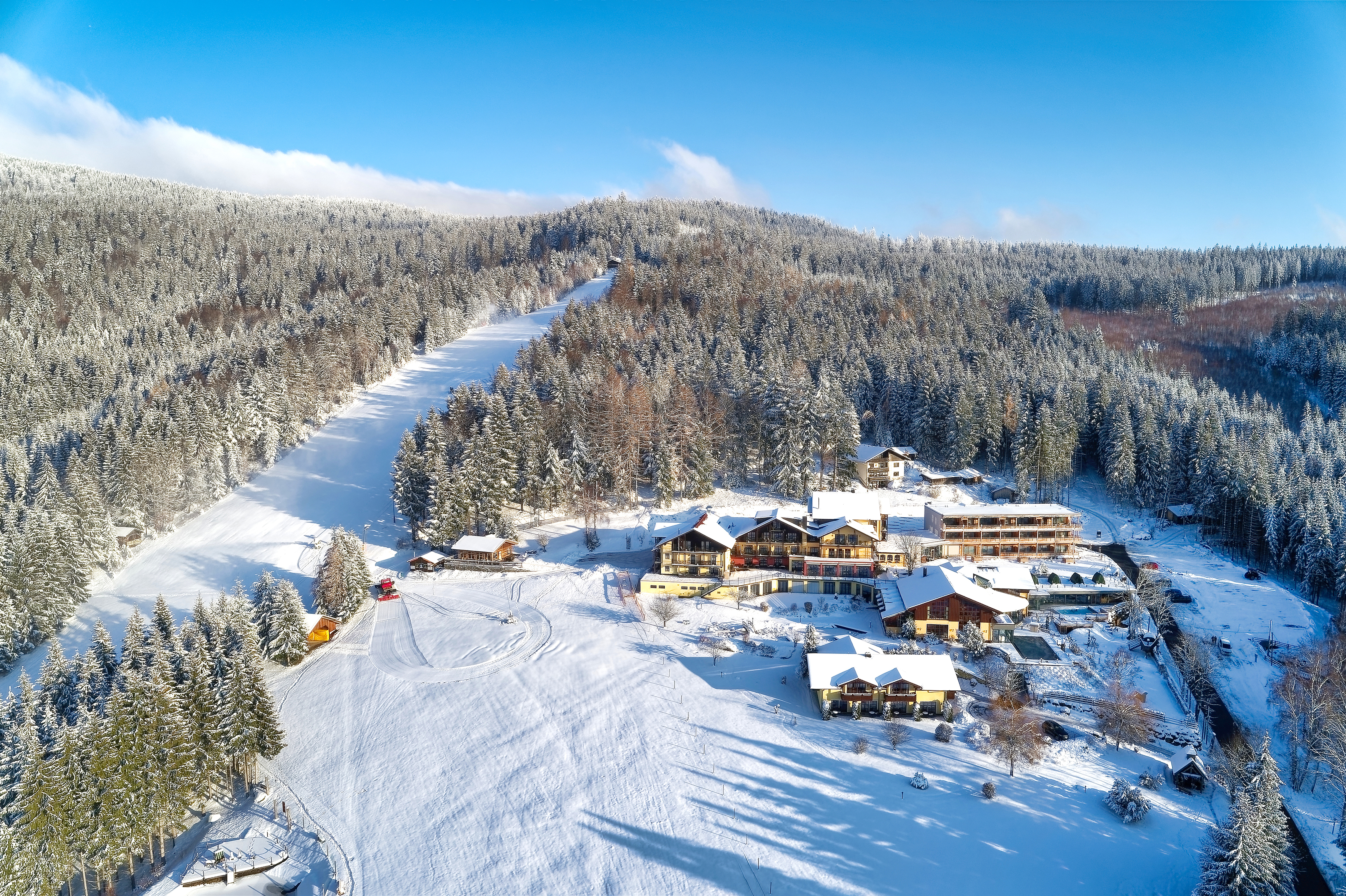 Chalets und Hütten Bayern im Bayerischen Wald Skigebiet an der Piste Die schönsten Chalets für Ihren Winterurlaub